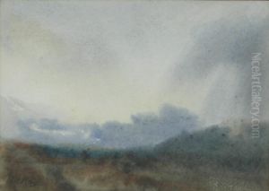 A Cloudy Sunset by Thomas Marjoribanks Hay