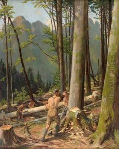 Holzfaller by Karl Hayd