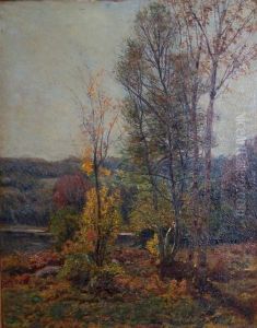 Through The Birches by Edward Parker Hayden