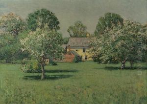 A Country Home In Spring by Edward Parker Hayden