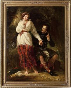 Queen Victoria And Prince Albert As Highland Lovers
