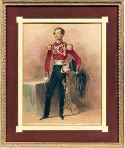 Portrait Of An Officer Of The 16th Lancers