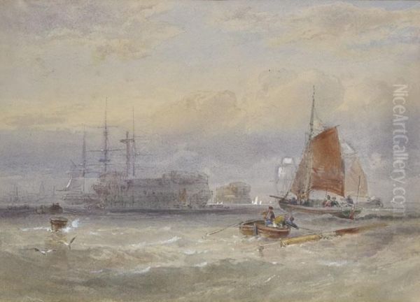 Hulks In Portsmouth Harbour - view 1