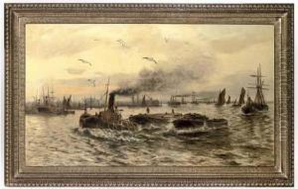 On The Thames, Near Woolwich - view 1