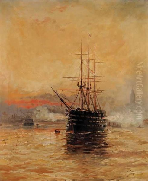 Untitled - Three Masted Ship Atharbour - view 1