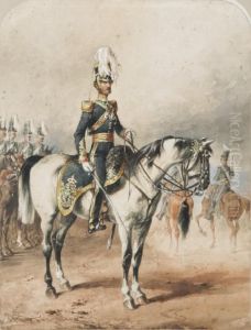 Portrait Of Lieutenant-colonel Lord George Augustus Frederick Paget by Michael Angelo Hayes