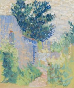 Le Sentier Derriere La Maison by Louis Hayet