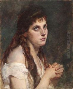 Girl With Folded Hands