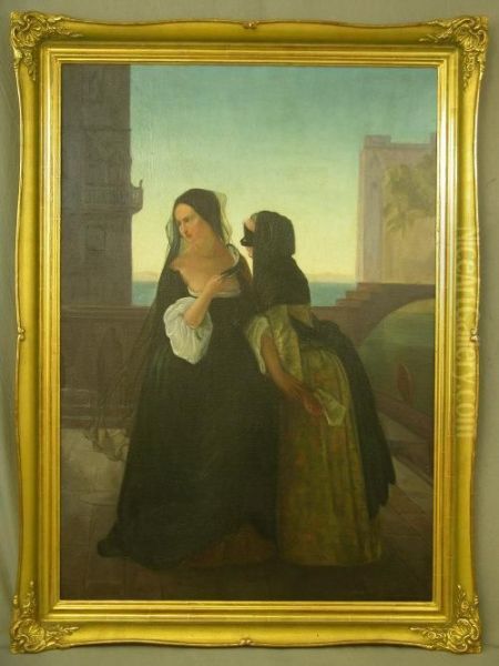 Portrait Study Of Two Venetian Women - view 1