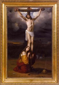 Maddalena Penitente Ai Piedi Delcrocifisso by Francesco Paolo Hayez