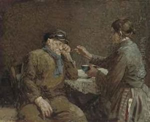 A Restful Pipe by James Hayllar