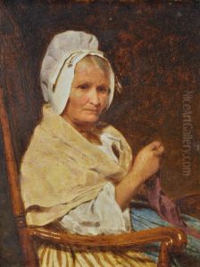 Portrait Of A Woman In A Chair