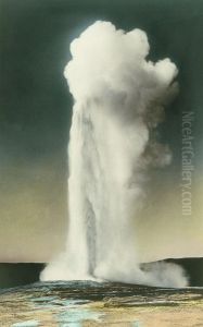 Old Faithful, Yelllowstone National Park by Frank Jay Haynes