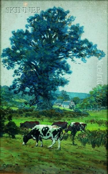 Landscapes With Grazing Cattle: - view 1