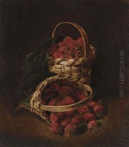 Basket Of Strawberries by William Jacob Hays