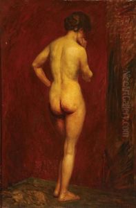 Standing Female Nude - Circa 1858