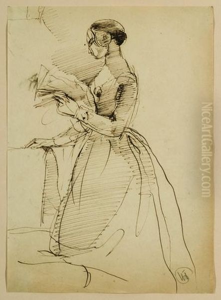 A Woman Reading - view 1