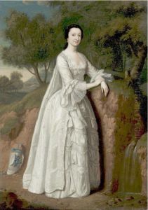 Portrait Of A Lady, Said To Be Elizabeth Montagu by Edward Haytley