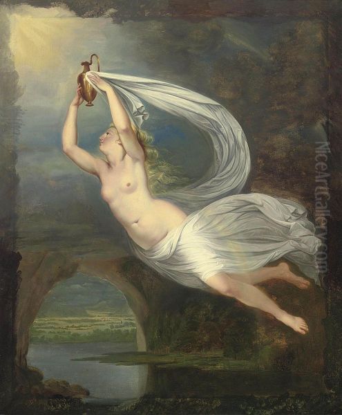 Head Iris Carrying The Water Of The River Styx To Olympus - view 1