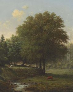Cattle In A Landscape by Martin Johnson Heade