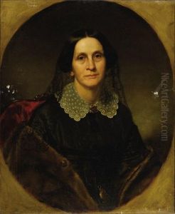 Portrait Of Margaret Gail Moore, 1804-1893 by George Peter Alex. Healy