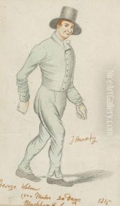 "george Wilson, 1,000 Miles 20 Days, Blackheath Common, 1815",and Another Similar Character Study