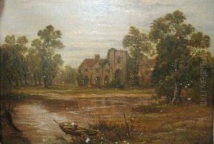 Tentern Abbey On The Wye by Thomas Frank Heaphy
