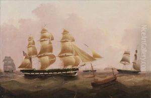 In A Busy Shipping Scene by Joseph Heard