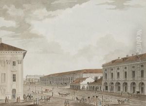 Gostinoy Dvor, Ou Les Boutiques Public La Perspective De Nevsky A St. Petersburg