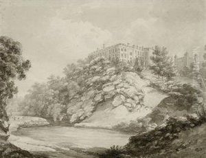 View Of Appleby Castle From The River Eden, Appleby-in-westmorland, Cumbria by Thomas Hearne