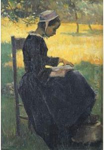 Bretoens Meisje by Frank Gascoigne Heath