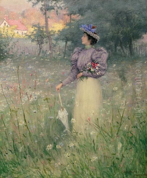 Gathering Wildflowers - view 1