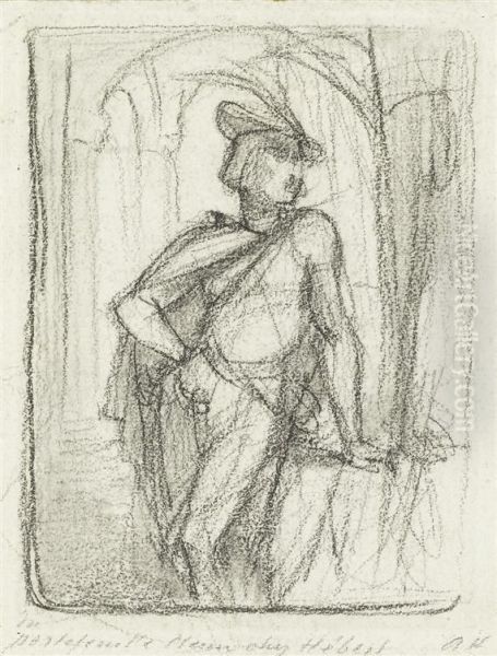 Study Of A Man In Historic Garments - view 1