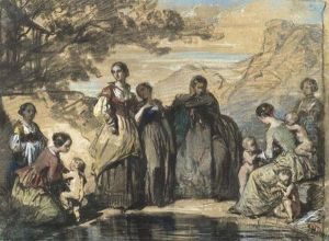 Bathers. by Jules Hebert