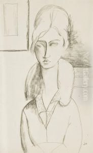 Autoportrait by Jeanne Hebuterne