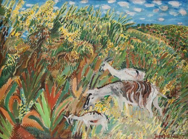 Bouquetins Dans La Prairie - view 1