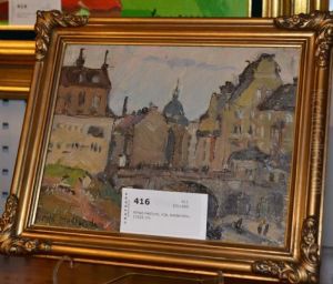 Stadsmotiv by Alfred Hedlund