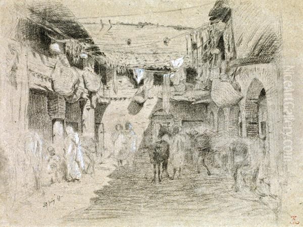 Scene De Rue A Constantine - view 1