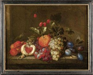 Nature Morte Aux Fruits by Heem De Jan Davidsz & Studio