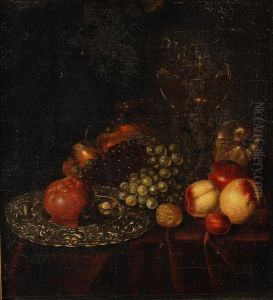 Still Life Offruit And Goblet
