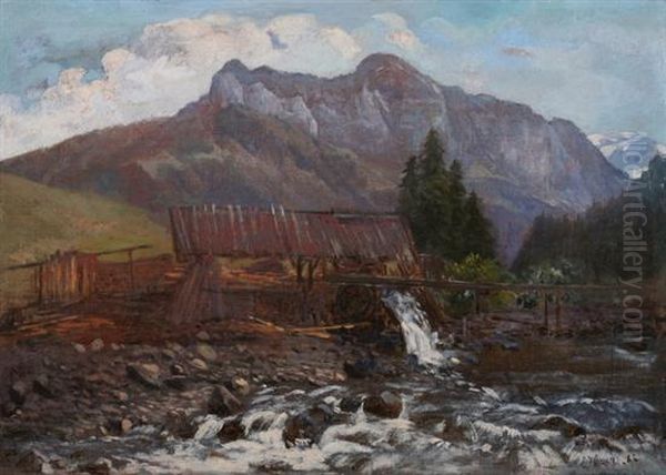 Old Mill In The Alps - view 1