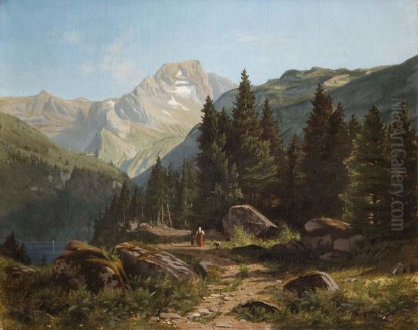 Romantische Gebirgslandschaft - view 1