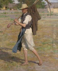 Farmer Returning Home by Laszlo Hegedus