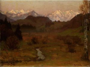 Oberbayerische Voralpenlandschaft by Rudolf Heger