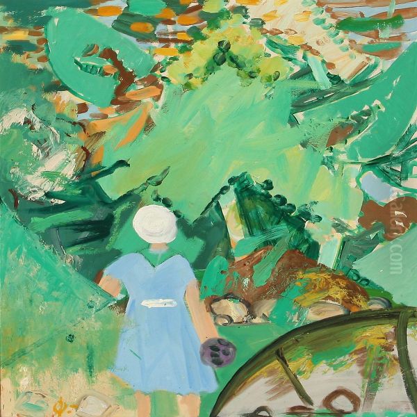 Girl In The Woods - view 1