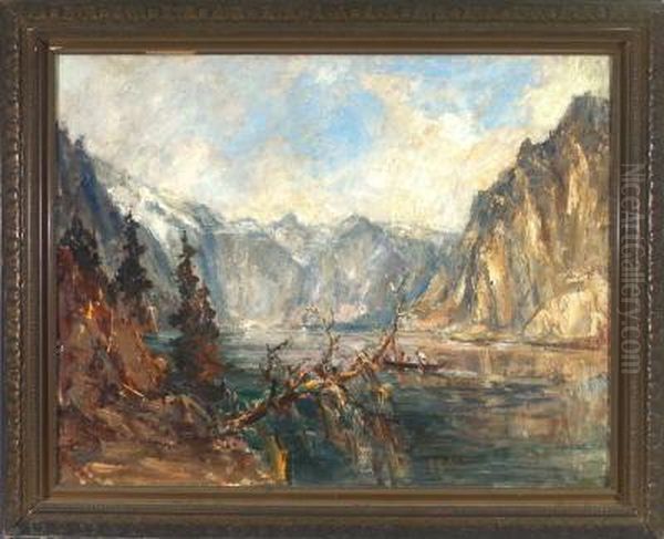 Blick Uber Den Konigssee Mit Einem Ruderboot - view 1