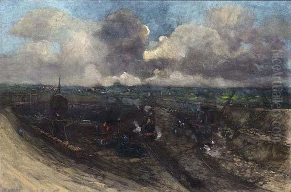 Digging Browncoal - view 1