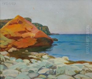 Coastal View by Charles Emile Heil