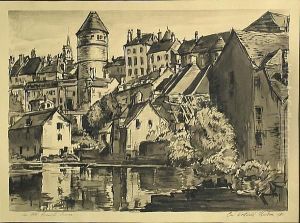An Old French Town by Carl W. Heilborn