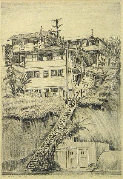Hillside Houses, Sunset Blvd, Los Angeles (no. 248) - view 1